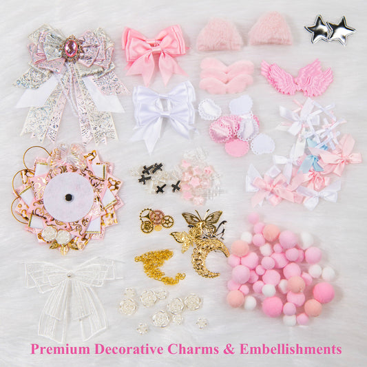 Fanolux ✦ Ita Bag Decoration Kit | Cute Anime Deco Set | Pastel Themes + Badge Board